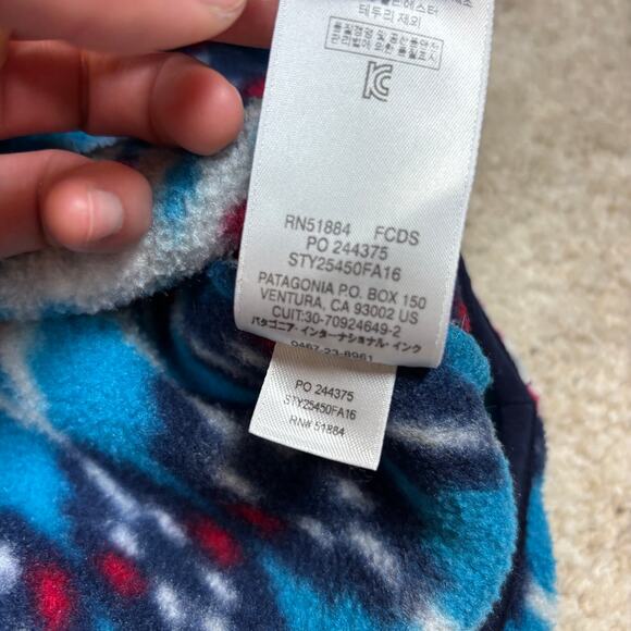 Patagonia Synchilla Aztec Fleece Snap-T Fleece Pullover Men's Medium Gorpcore - Picture 8 of 9